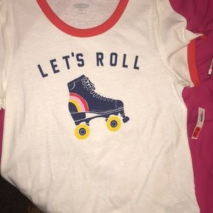 Old navy “ let’s roll “ shirt!